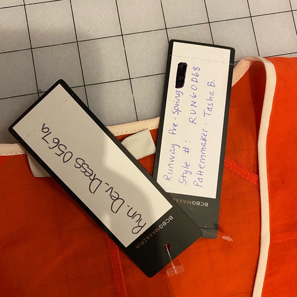 BCBG MAXAZRIA “Off The Runway” Tangerine Minidress - Size XS/S - Picture 7 of 10